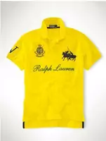 t-shirt ralph lauren populaire hommes polo,t-shirt two pony yellow